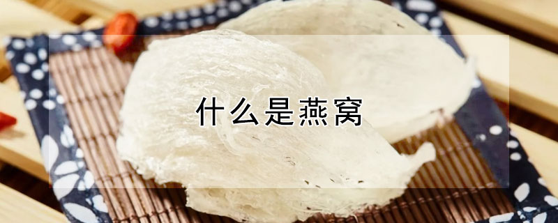 什么是燕窝