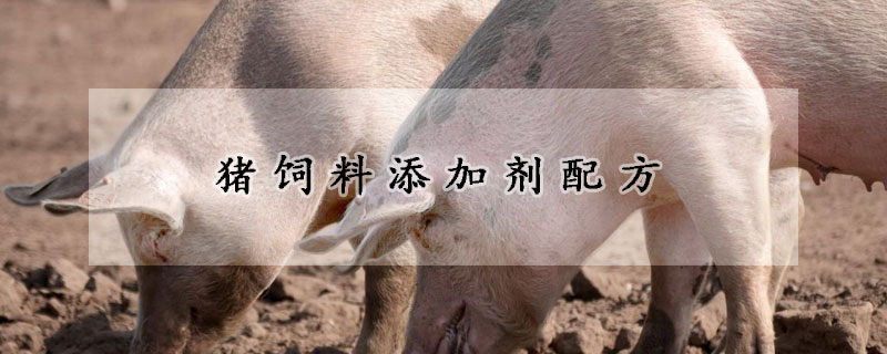 猪饲料添加剂配方