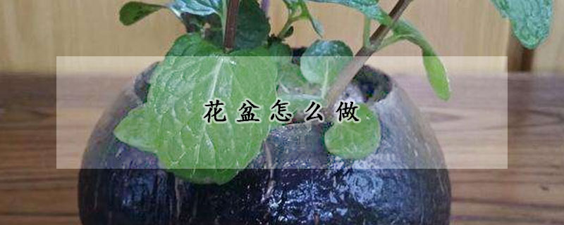 花盆怎么做