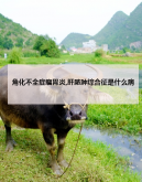 <strong>角化不全症—瘤胃炎—肝脓肿综合征是什么病</strong>