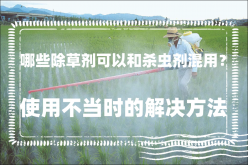 <strong>哪些除草剂可以和杀虫剂混用？使用不当时的解决方法</strong>