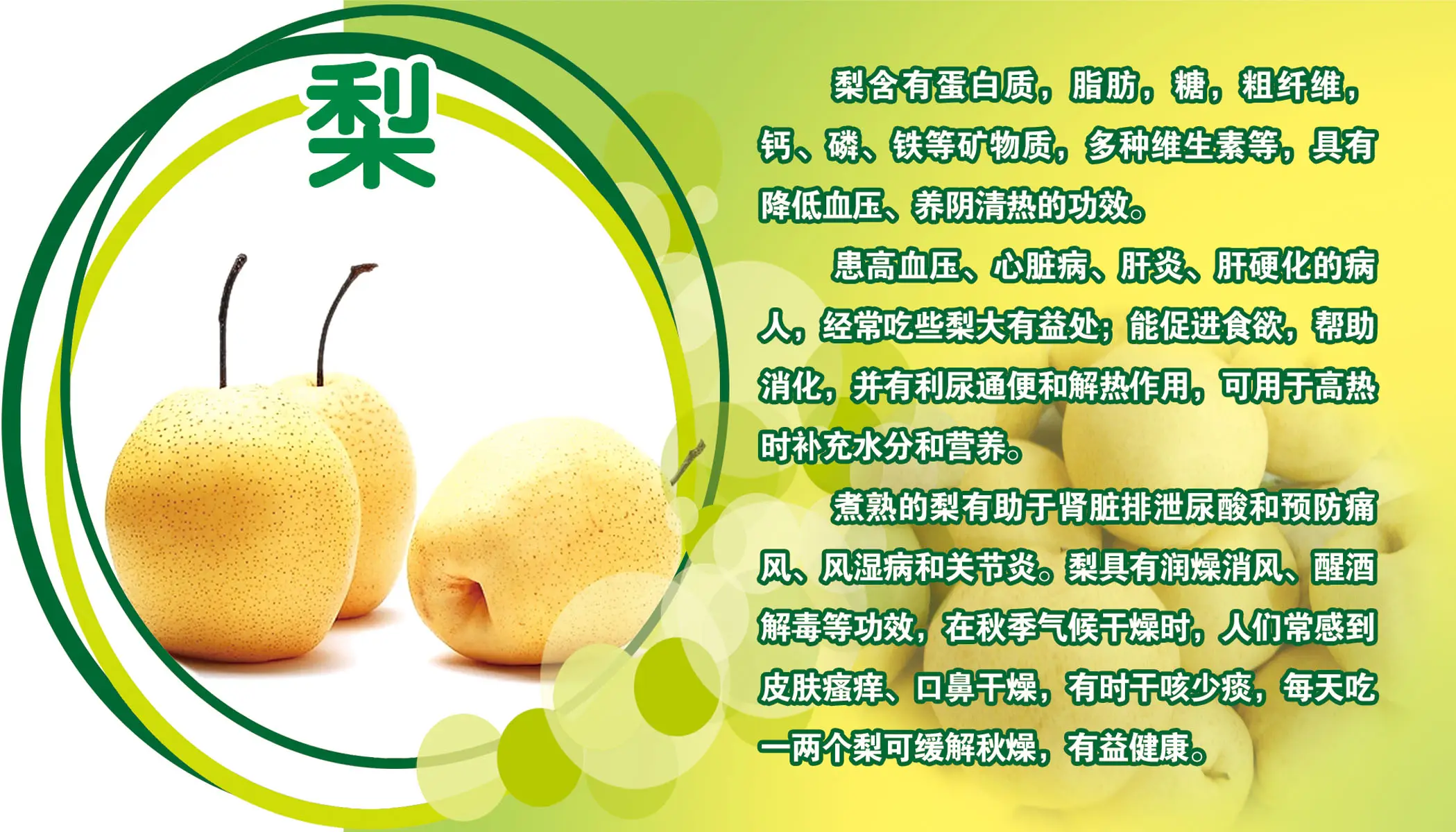 雪梨功效养生宝典:润肺止咳,揭秘雪梨的天然药效与保健作用