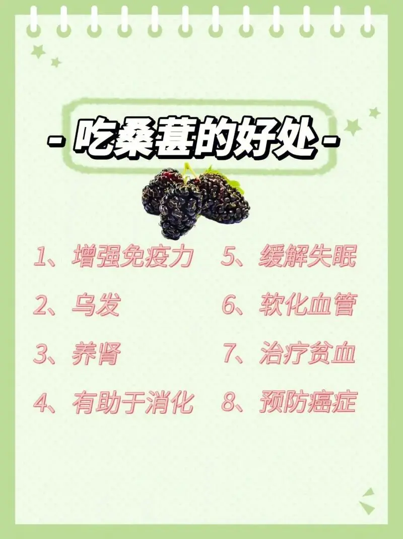桑果有什么功效与作用?滋阴补血、美容养颜全搞定!