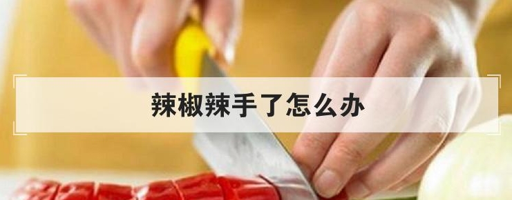 <b>厨房急救站-辣椒辣手最快解决方案告别火辣辣的烦恼</b>